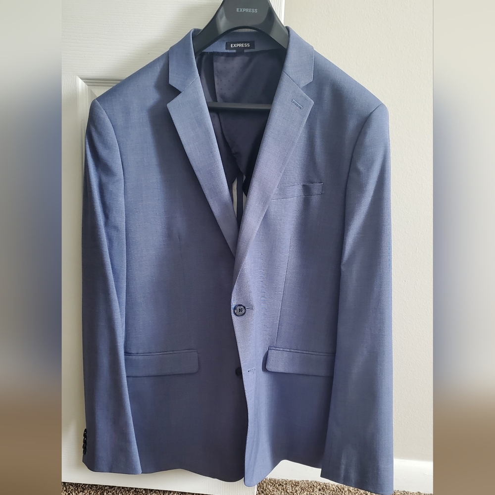 Express Light Blue Men's Suit